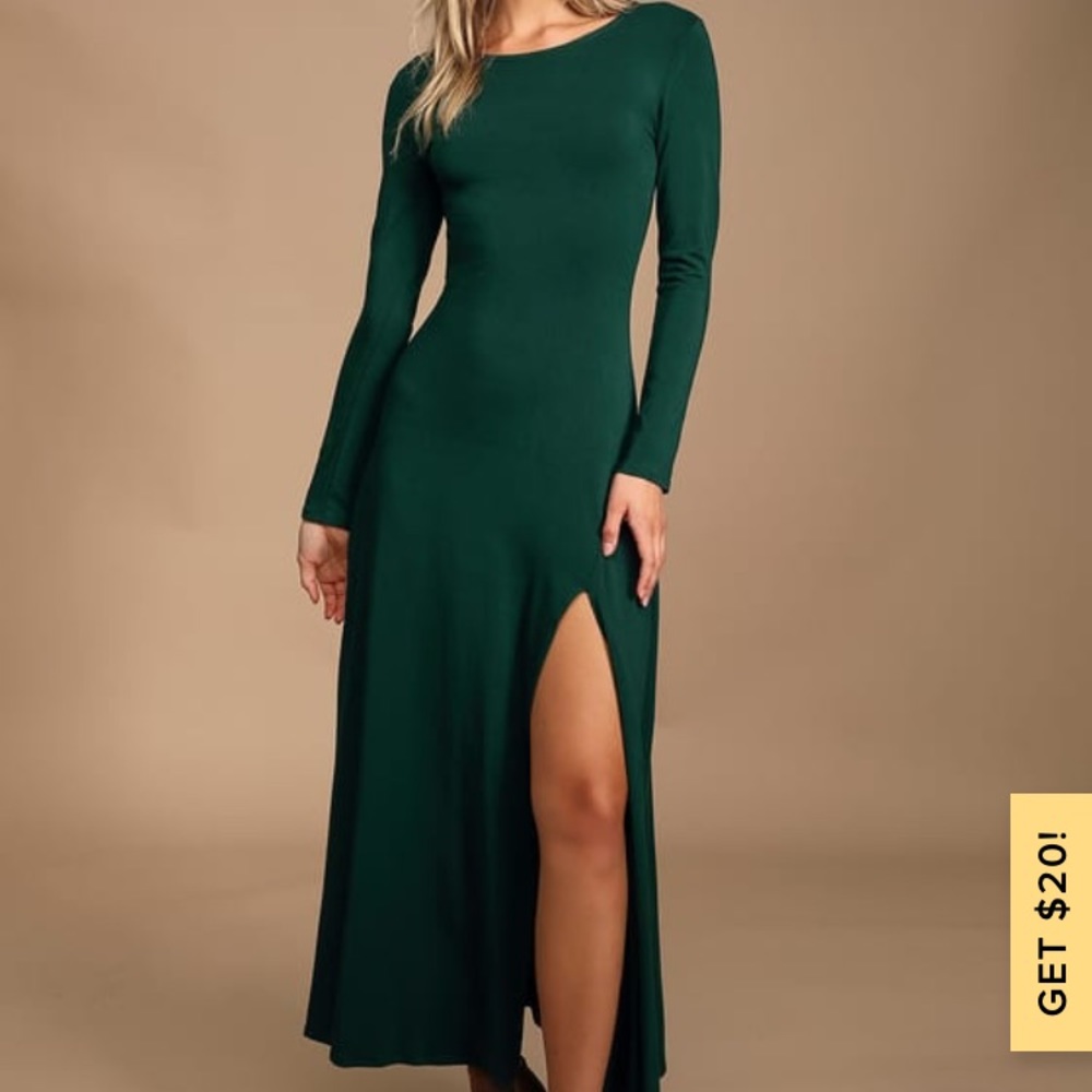 Long sleeve maxi dress